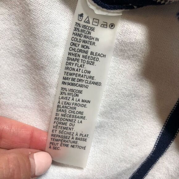 Allison Daley Women’s White Sweater Black Outline XL - Picture 8 of 8